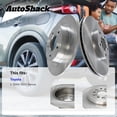 thumbnail image 3 of AutoShack Rear Brake Rotors for Toyota, Sienna 2004-2010, AWD FWD V6 3.3L 3.5L - 11.45" (290.8 mm), 5-Lug, 3 of 5