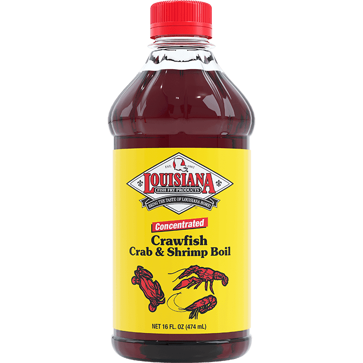 Louisiana Fish Fry Products Crawfish, Crab & Shrimp Boil, 16 oz.  Liquid Spice for Boiled Seafood