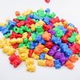 thumbnail image 3 of SIYTUAU Counting Bears Sorting Toy With 60 Bears; Color Matching Cups Dice Tweezers Preschool Math Game; Plastic Educational Set For Kids Number Learning Activity, 3 of 8