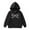 Black, variant on FAOWME Child Long Sleeved Hoodie With Printed Bow Tie Tops Pullover Sweatshirt White 13-14Years