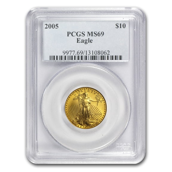 2005 1/4 oz American Gold Eagle MS-69 PCGS