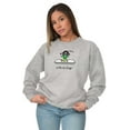 thumbnail image 5 of Out Of Chocolate Chocoholic Funny Women Crewneck Sweatshirt Brisco Brands S, 5 of 6