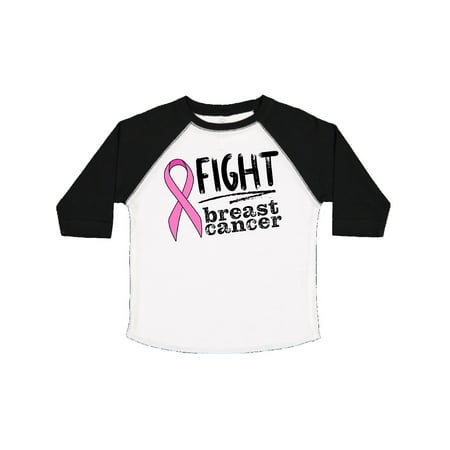 

Inktastic Fight Breast Cancer Pink Ribbon Gift Toddler Boy or Toddler Girl T-Shirt