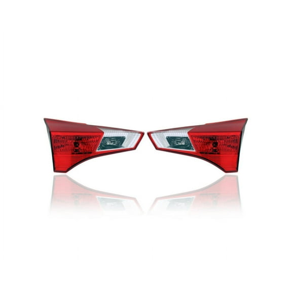 Tail Light - Compatible/Replacement for '13-15 Toyota RAV4 (Japan Built) - Inner On Liftgate - Pair, Left Driver   Right Passenger Set - 8158142050, 8159342010 - CAPA