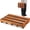 Walnut, variant on Wooden Step Stool 3 Inch One-Step Non-Slip Outdoor Platform Heavy Duty Portable Half-Step Ideal for Seniors with Knee Issues, Safe Step Stool for Outdoor Bathroom Kitchen Bed