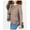 Brown - darkbeige, variant on I-N-C Womens Lace Up Sides Pullover Sweater brightblue 2XL