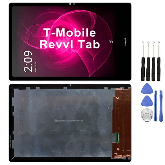 KIQ Replacement LCD Screen Full Assembly with Digitizer Compatible with T-Mobile Revvl Tab