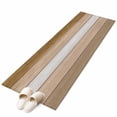 thumbnail image 2 of Runner Rug 2 x 6 Ft, Brown Wood Grain Washable Non-Slip Floor Mat for Kitchen Hallway/Entryway, Country Retro Wooden Plank Farmhouse Long Kitchen Runner Area Rugs for Living Room, Low-Profile, 2 of 7