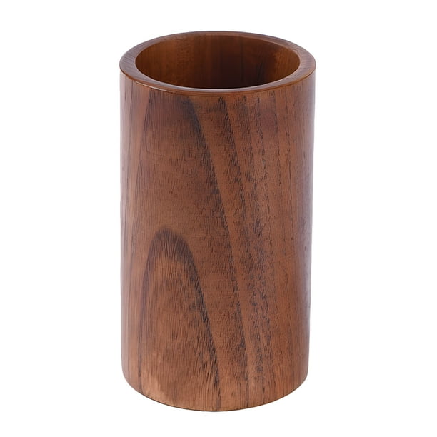 Soporte de madera para utensilios de cocina, organizador de cubiertos, soporte para bolígrafos