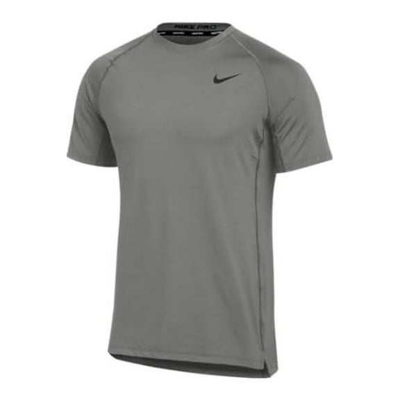 Nike Mens Pro Slim Short Sleeve Training Shirt (Medium, Grey)