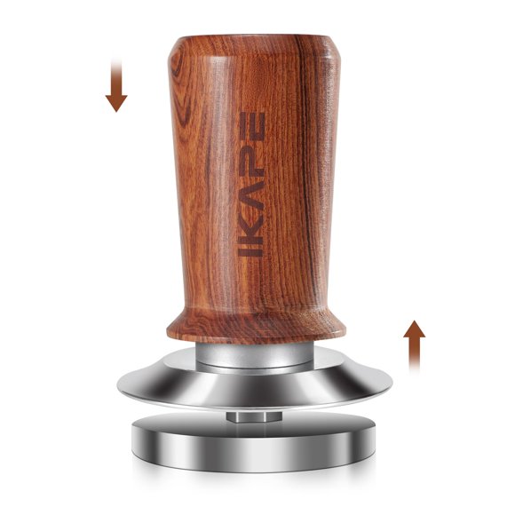 IKAPE 51mm Espresso Coffee Tamper, Spring-loaded