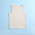 thumbnail image 2 of KAUOD Kids Toddler Boys Girls Solid Cotton Sleeveless Vest Clothes Unisex Tank Top Lightweight Undershirts Basic Tees, 2 of 4