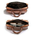 thumbnail image 2 of pitrice Sac d'Affaires en PU pour Hommes Sac Messager Rétro Mallette Multi-Poches pour Hommes, 2 of 6