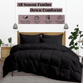 thumbnail image 3 of KOMFIT Bedding Comforter Duvet Insert - Quilted Comforter with Corner Tabs - Box Stitched Down Alternative Comforter&nbsp;400 GSM ( Dark Gray , Twin/Twin XL (68x90) ), 3 of 5