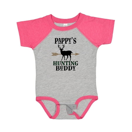 

Inktastic Pappys Hunting Buddy Bow Hunter Gift Baby Boy or Baby Girl Bodysuit