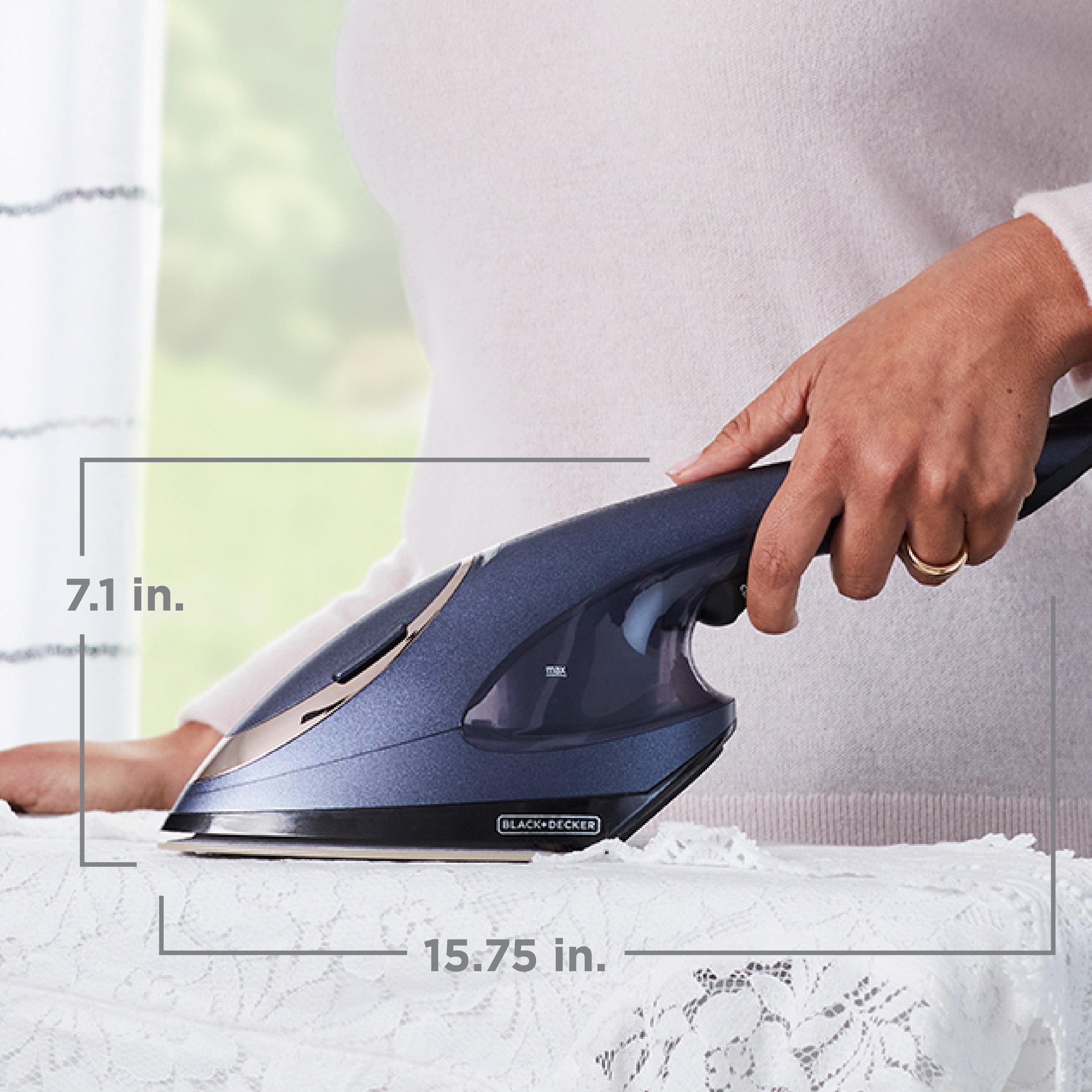  BLACK+DECKER HGS200 Advanced Handheld Steamer, Gray/Blue: Home  & Kitchen