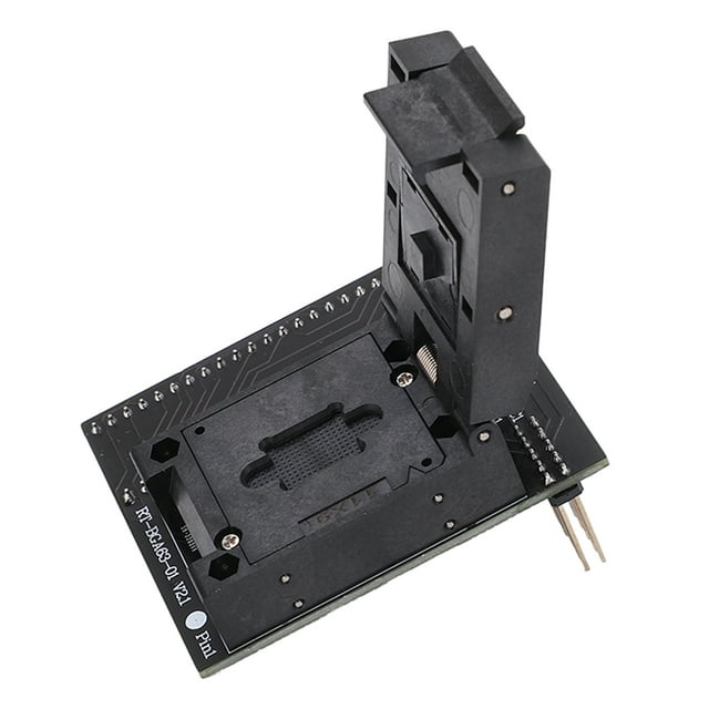 Adaptador BGA63, Convertidor De Programador De Interfaz Serial ICSP Tamaño Estándar Para Programación De Enlace EMMC YLSHRF BGA63 Adapter