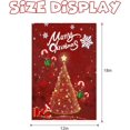 thumbnail image 2 of Merry Christmas Garden Flag 12 x 18 Inch Vertical Double Sided Glowing Xmas Trees Landing Gift Boxes Winter Holiday Decoration Outdoor Yard Lawn Flag, 2 of 6