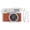 Brown, variant on 64GB Keychain Digital Camera 1080P FHD Retro Mini Camera with 0.96 inch IPS Color Screen for Travel Kids Adults, White