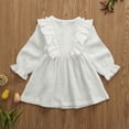 thumbnail image 6 of Shachafan And Autumn Girls Ruffle Dress Color Pleated Style Casual Party Wear For Toddler Children Elegant Daily Outfit Heart Dresses, 6 of 6