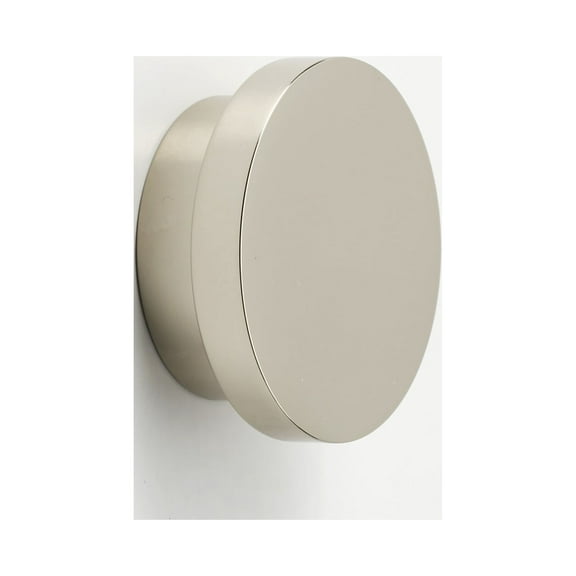 Alno A450-45 Redondo 1-3/4" Round Flat Disc Modern Mushroom Solid Brass Cabinet Knob /