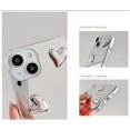 thumbnail image 5 of Compatible with iPhone 11 Pro case,Mirror Senior Silver Cute Heart Soft Silicone Clear Makeup Mirror Women Girls Shockproof Protect Cover Case for iPhone 11 Pro., 5 of 7