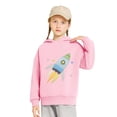 thumbnail image 5 of Piuwrlz Girl Winter Hoodies Kids Hood Sweatshirts Loose Hoodie Pink Size 4 Years, 5 of 5
