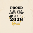 thumbnail image 4 of Inktastic Proud Little Sister of a 2026 Grad Girls Baby T-Shirt, 4 of 5