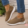 thumbnail image 4 of Women's Slip on Sneakers Breathable Platform Soft Sole Tennis Shoes Lightweight Athletic Gym Non Slip Work Shoes, 4 of 7