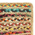 thumbnail image 6 of · REDEARTH · Jute Cotton Chindi Area Rug - 2'x3' Rectangular Rug, Handwoven, Non-Shedding, Soft & Durable – Multi Tones for Home Décor in Living Room, Dining Room, Bedroom, Set of 2, 6 of 10