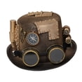 thumbnail image 2 of Sombrero de copa Steampunk Sunnimix Denim Hat, 2 of 8
