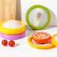thumbnail image 4 of 4 Unidades Reutilizables Para Cebollas Y Tomates Frutas Y Verduras De Silicona Almacenamiento Sin Oxidación En El Frigorífico Recipientes Para Frutas Y Verduras Para El Frigorífico (Naranja, Mor, 4 of 8