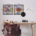 thumbnail image 3 of Stupell Industries Vibrant Flower Vase Collection Floral Painting Gray Floater Framed Canvas Art Print Wall Art, 18 x 18, Set of 2, 3 of 9