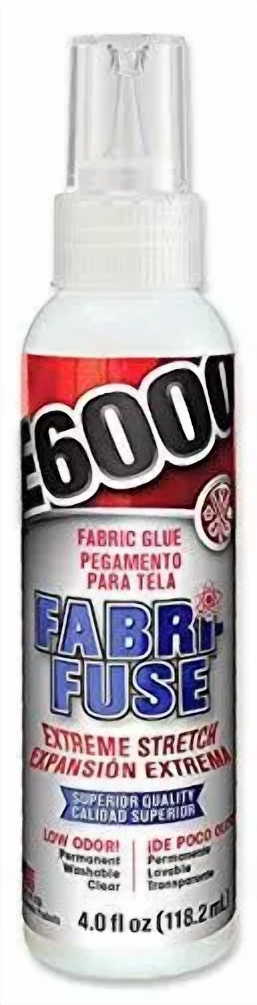E6000 565004 Fabri-Fuse Adhesive, 4 fl oz Shelf Bottle, 3 Piece Pack