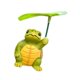 thumbnail image 2 of Estatua de animal pequeño pintada a mano, figura sosteniendo una hoja artificial, accesorio fotográfico de resina. Tortuga, 2 of 8