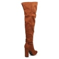 thumbnail image 4 of New Women Breckelles Lisa-13 Suede Over The Knee Belted Block Heel Tailored Boot, 4 of 5