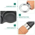 thumbnail image 3 of WEUVEB 1Pc Non-Stick Cast Iron Breakfast Skillet Pan with Heat Insulation and Wooden Handle, 3 of 6