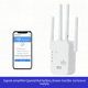 thumbnail image 5 of Repetidor WiFi ampliado con amplificación de señal inalámbrica de banda dual de 1200 m, 5 of 5