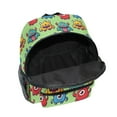 thumbnail image 6 of FORMRS School Backpack with Front Zippered Pocket 12" Elementary Student Travel Daypack, Cute Monsters Pattern, 6 of 6