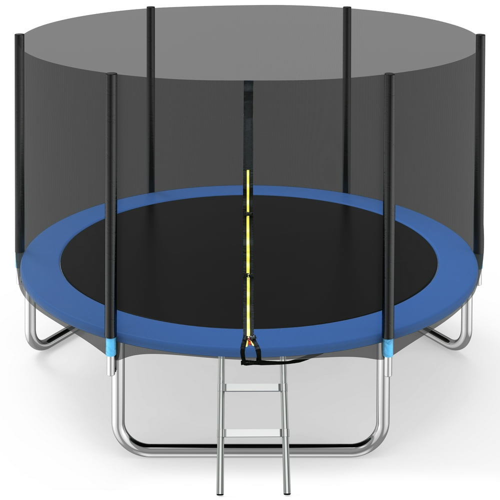 Famistar 10FT Trampoline with Safety Enclosure Net, 331lbs Capacity for