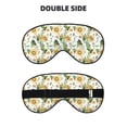 thumbnail image 2 of Naloa Bright Sunflowers Print Sleep Mask for Sleeper, Light Blocking Sleeping Eye Mask for Women Men, Eye Shade with Adjustable Strap for Travel, Nap,Meditation, 2 of 7