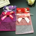 thumbnail image 4 of Bolsa De Regalo Con Cordón Y Lazo De Tulipán De Organza, 10 Uds., 13 X 18cm, Color Morado Sunnimix Bolsa del cordón, 4 of 8