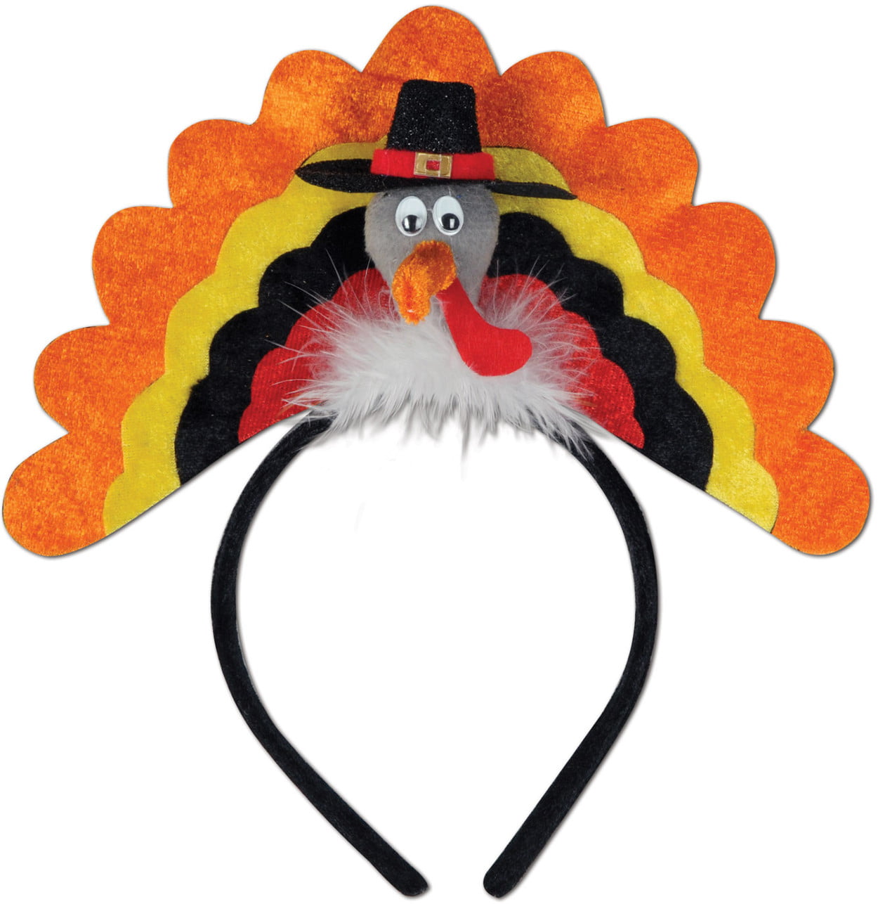 Thanksgiving Pilgrim Turkey Headband Costume Accessory
