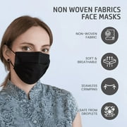 MagiCare Protective Black Face Masks - Breathable Face Mask for Adults - 200ct