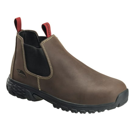 

Avenger Men s Romeo Work Boot Alloy Toe Brown 14 D(M) US