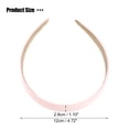 thumbnail image 2 of Diadema de gamuza Unique Bargains para mujer antideslizante rosa 1 pulgada de ancho, 2 of 7