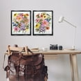 thumbnail image 3 of Stupell Industries Traditional Butterflies & Florals Botanical & Floral Painting Black Floater Framed Canvas Art Print Wall Art, 17 x 21, Set of 2, 3 of 10