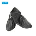 thumbnail image 3 of Uxcell Reusable Shoe Covers, Washable Thickened Boot Shoe Covers Non-Slip Shoe Protectors Covers, Black 2 Pair, 3 of 6