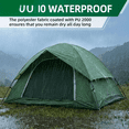 thumbnail image 2 of Two Person Waterproof Camping Tent for Outdoor Family and Kids Use, 2 of 6