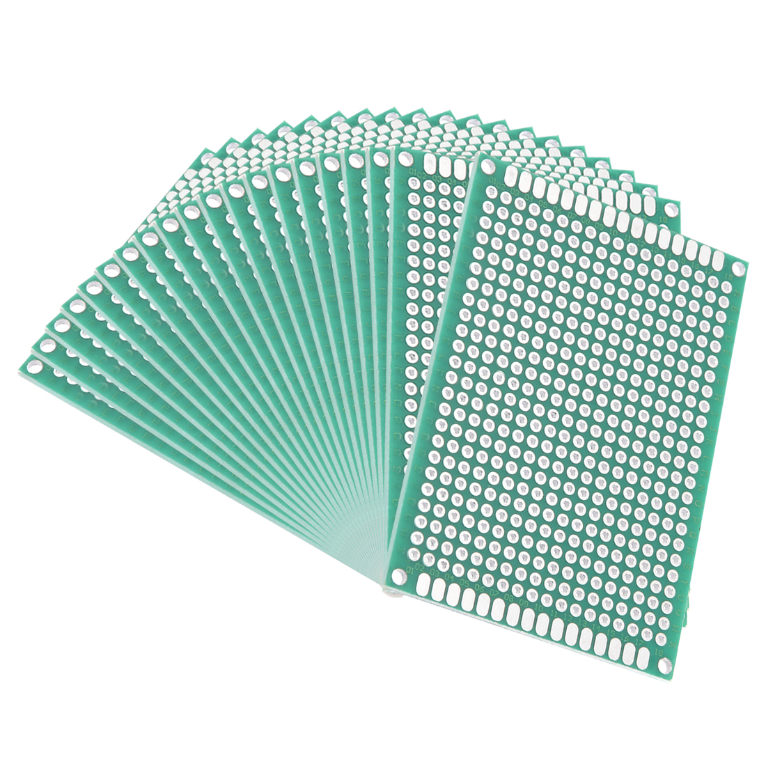 Kit De 10 Plaques PCB Prototype Universel Double Face 5x7cm - FR4 étamé, Espacement 2.54mm - Idéal Pour Bricolage électronique Et Soudure